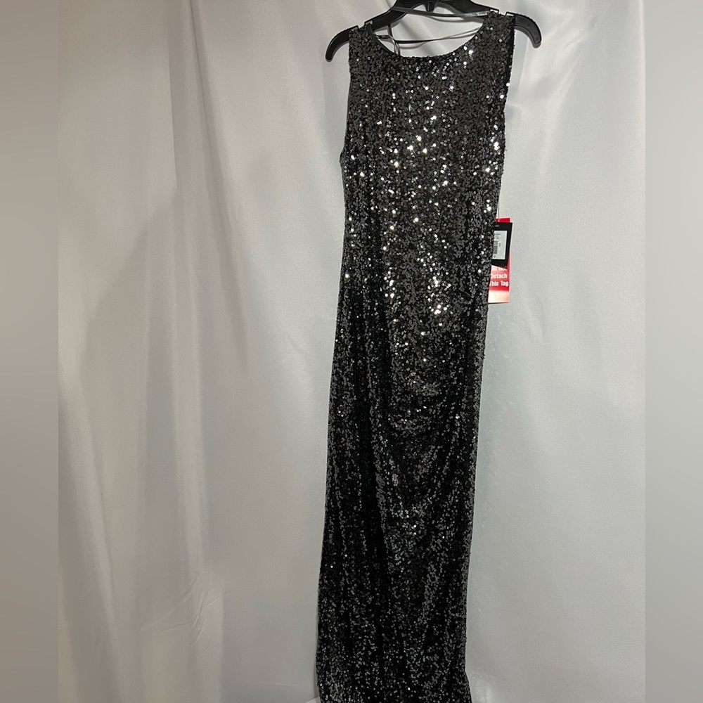 Marinas Black Sparkly Dress Size 8
